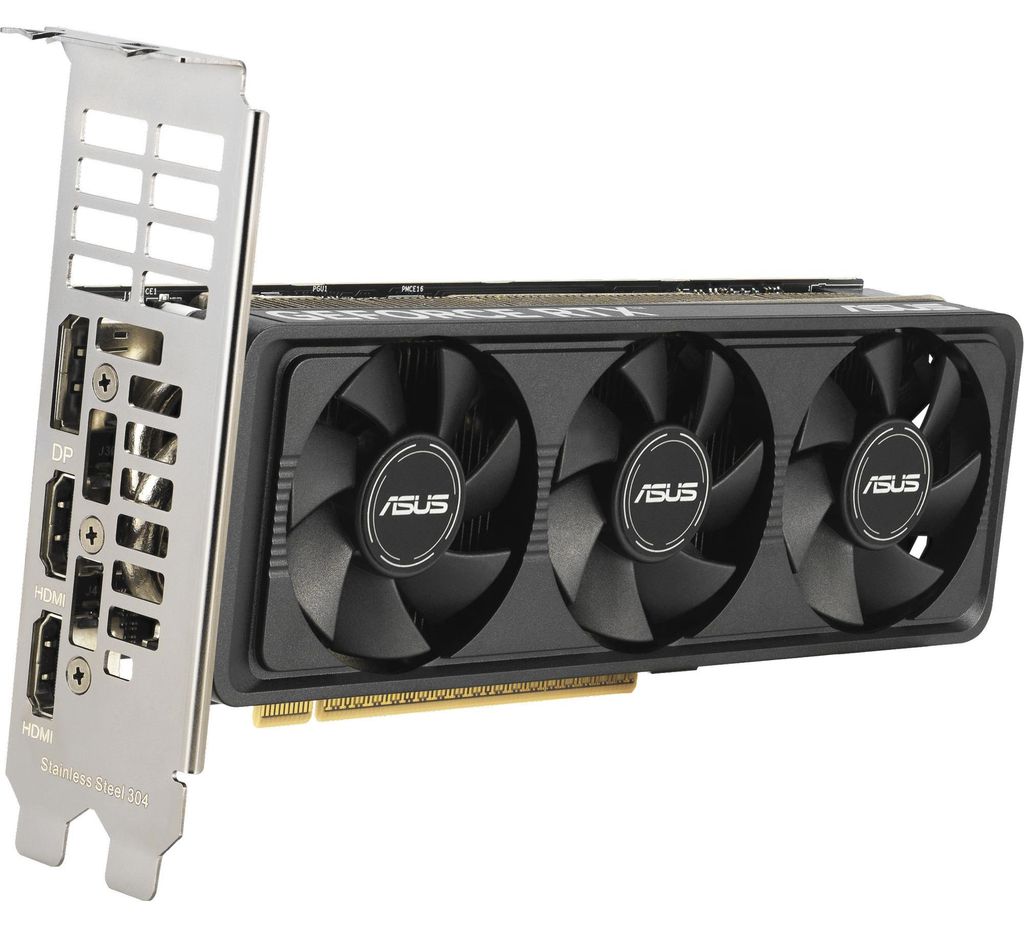 GeForce RTX 5060 LP BRK OC 8 GB (DLSS 4, 1x DisplayPort, 2x Productafbeelding 