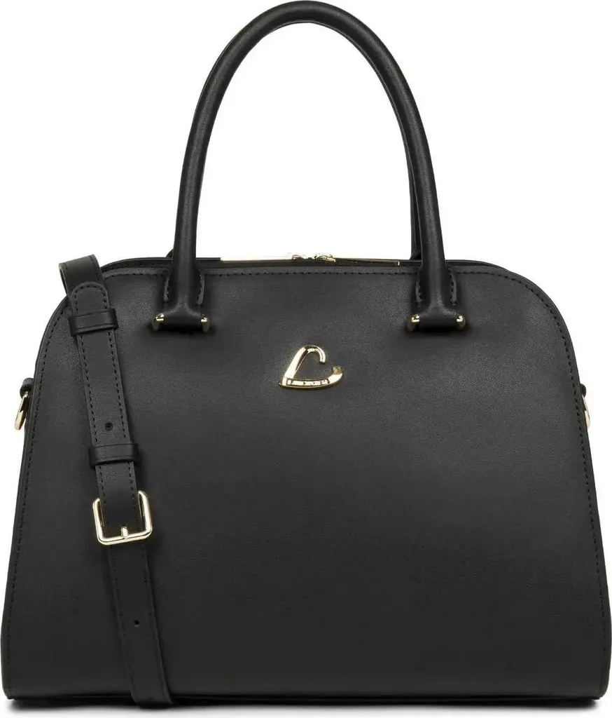 Lancaster City Philos Noir - Sac Bugatti Cuir Véritable Haute Qualité