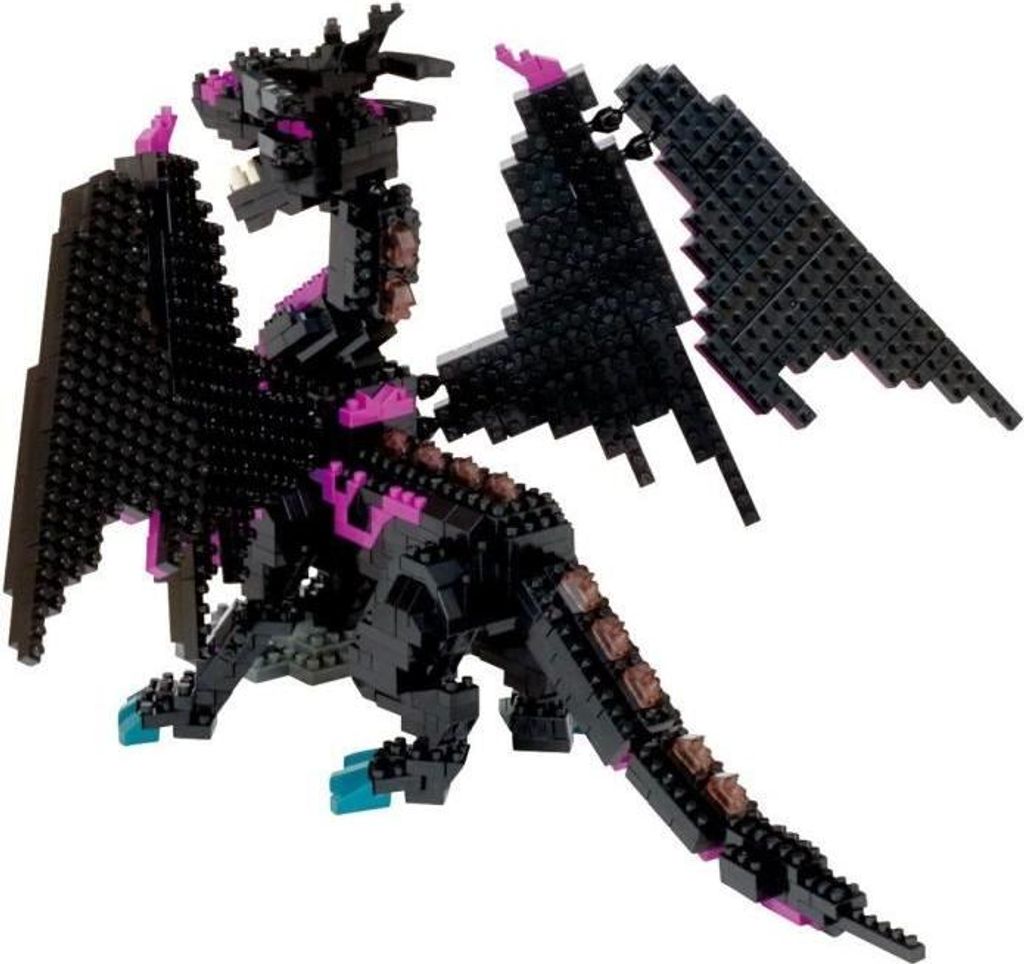 Bausatz Dragon Deluxe, BANDAI NANOBLOCK, 960 Teile, Konstruktionsspielzeug 12+