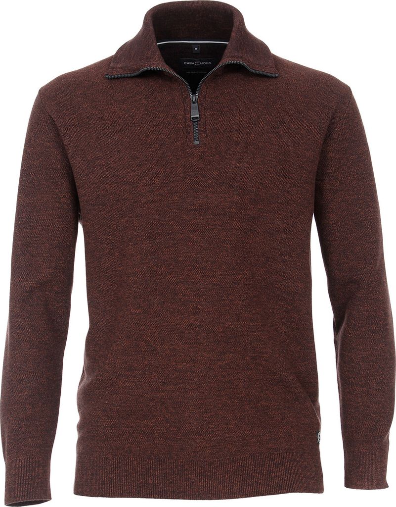 CasaModa Struktur Stricktroyer XXL terracotta melange