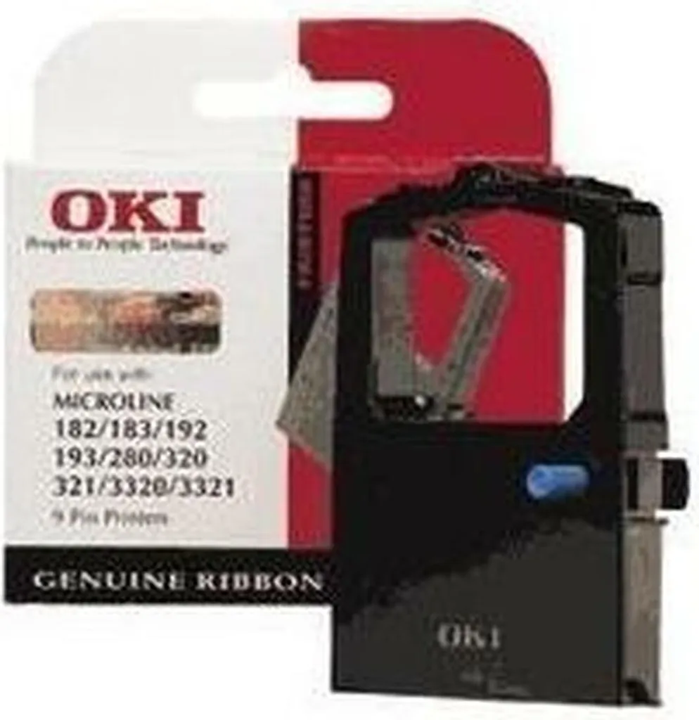 Ruban Oki pour ML280 ML182 ML192 - Cartouche Encre Noir Compatible