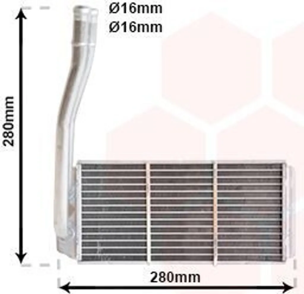 Radiateur de chauffage habitacle pour SUV LAND ROVER Freelander L314