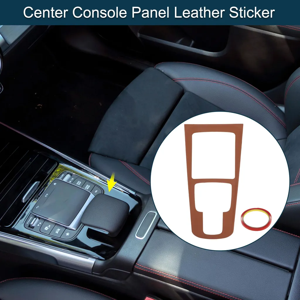 Sticker Console Mercedes GLA/GLB : Protégez et Cachez les Rayures Marron