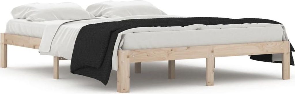 vidaXL Postel z masivu 150x200 cm Obrázek produktu 