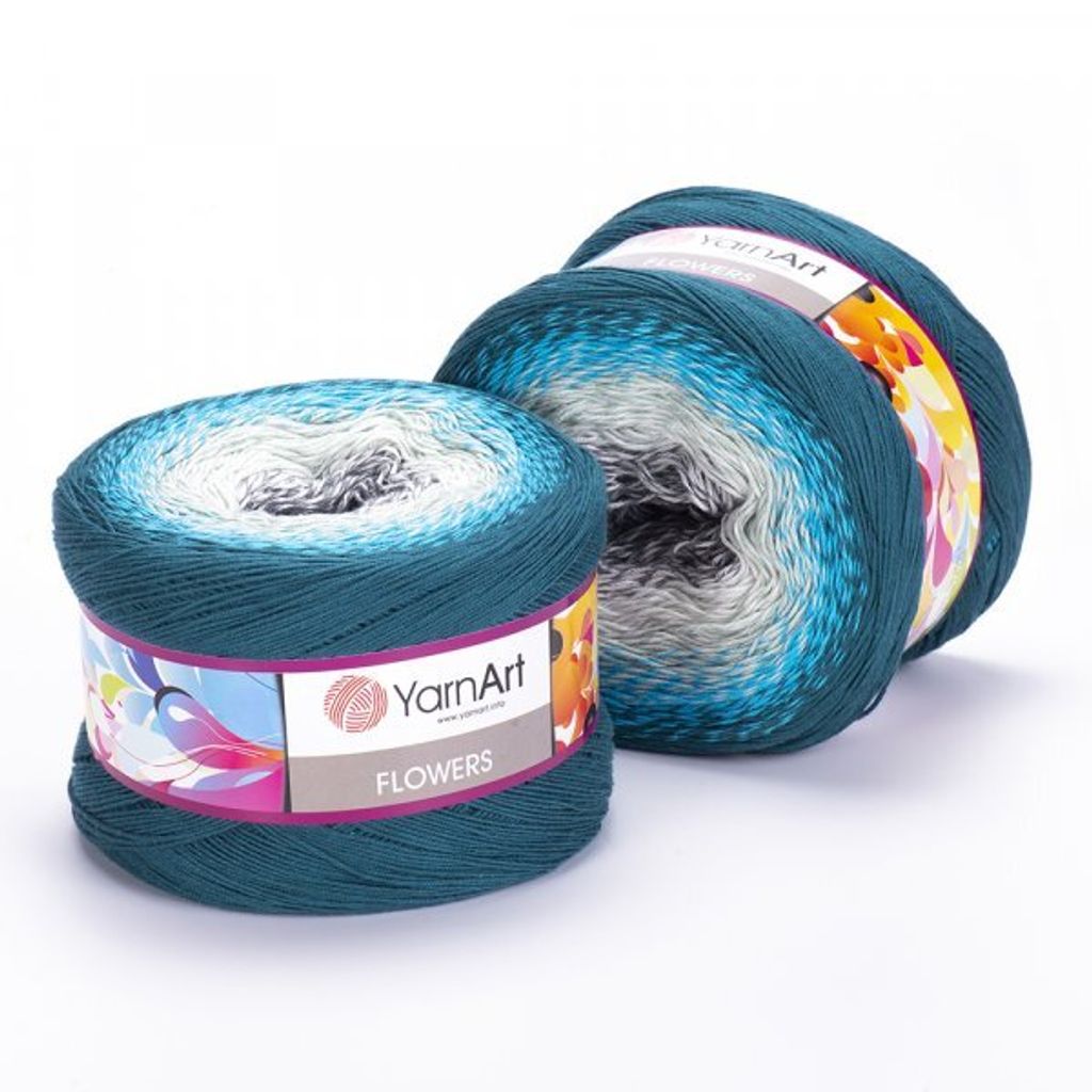 YarnArt Flowers 289 – Ombré Farbverlaufsgarn, 1000m, Produktbild 