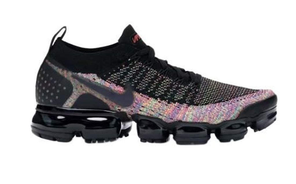 Nike Air VaporMax Flyknit 2 Schwarz/Mehrfarbig 36