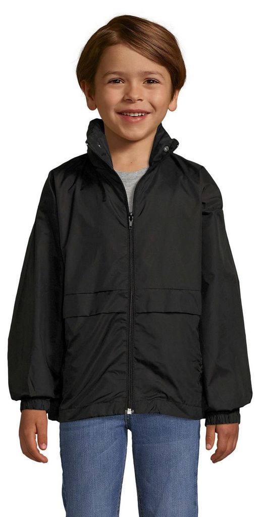 SOLS - "Surf" Windjacke für Kinder LT3074 (170-176) (Schwarz)