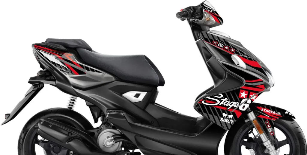 Relooker un Yamaha Aerox après 2013 avec le kit graphique Stage6