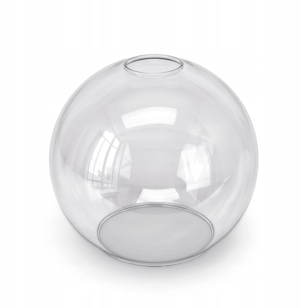 LUXOLAR Glasschirm Kugel für E27 Klar Transparent Ø18 cm Produktbild 