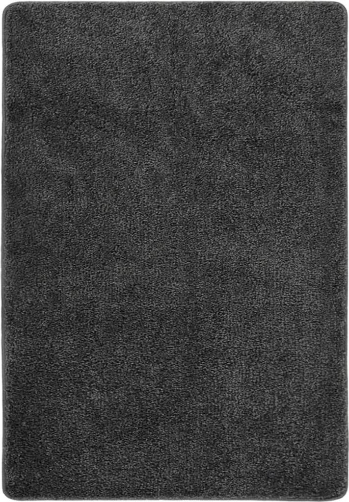 Shaggy-Teppich Dunkelgrau 120x170 cm Rutschfest