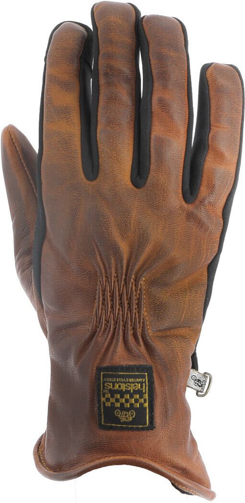 Helstons Benson Motorradhandschuhe, dunkelbraun, 8