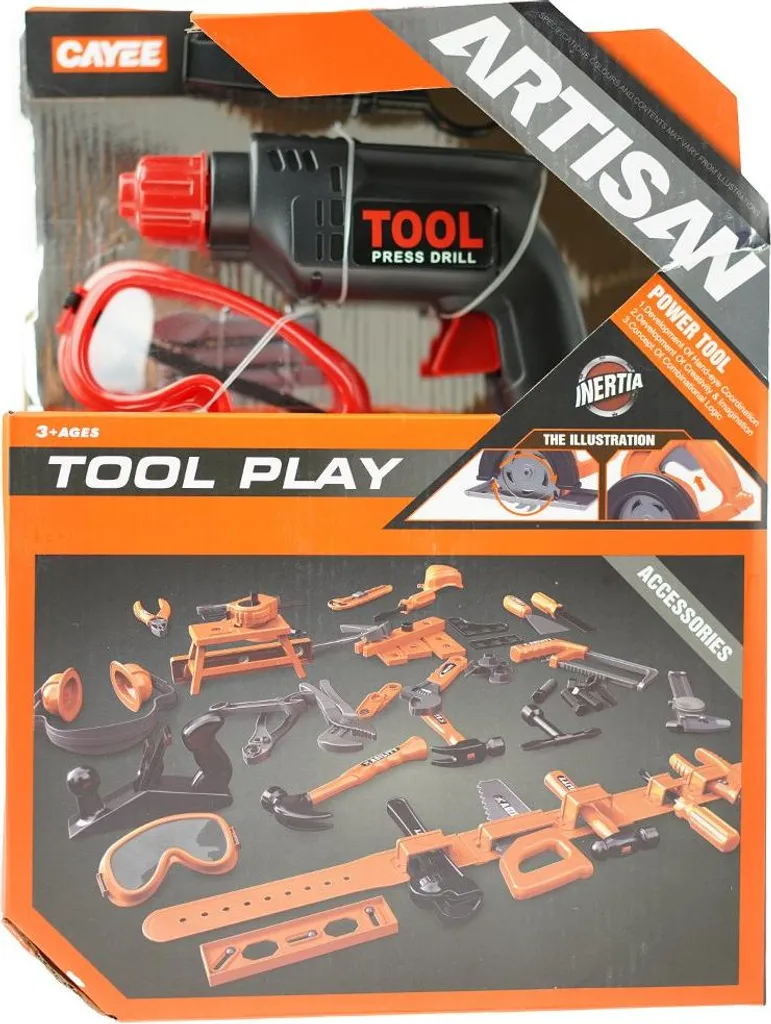 Pack outils bricolage avec perceuse pour réparations faciles à domicile