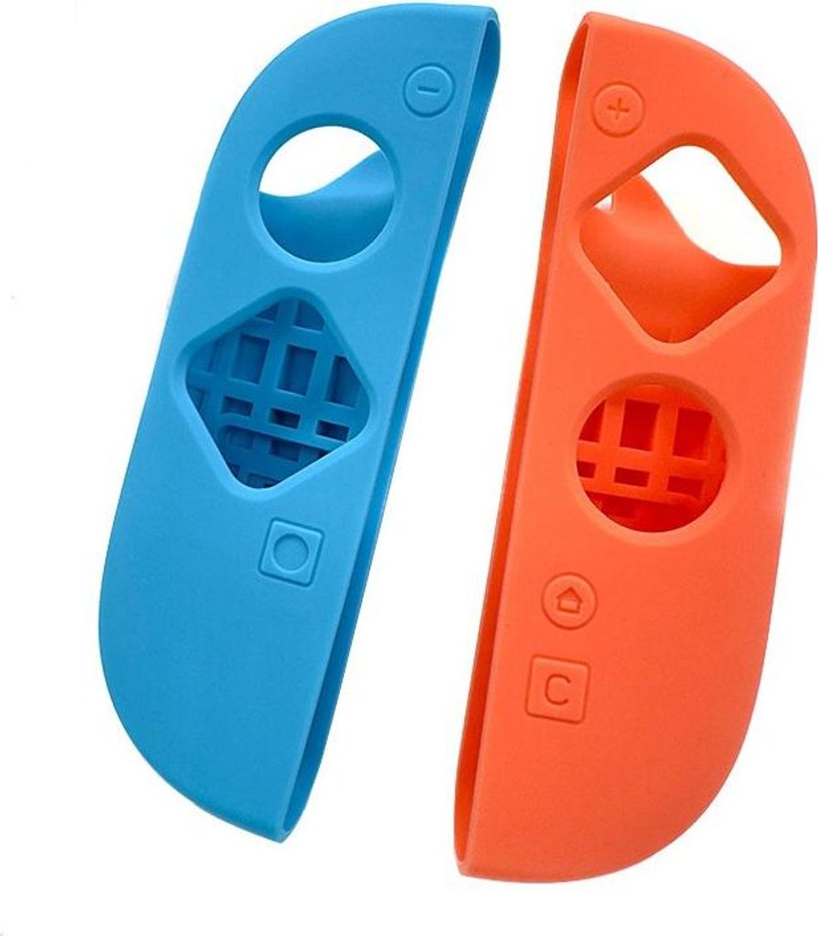 INF Nintendo Switch 2 Joy-Con Silikon Schutzhülle - 2er Set, Kratzfest Blau+Orange