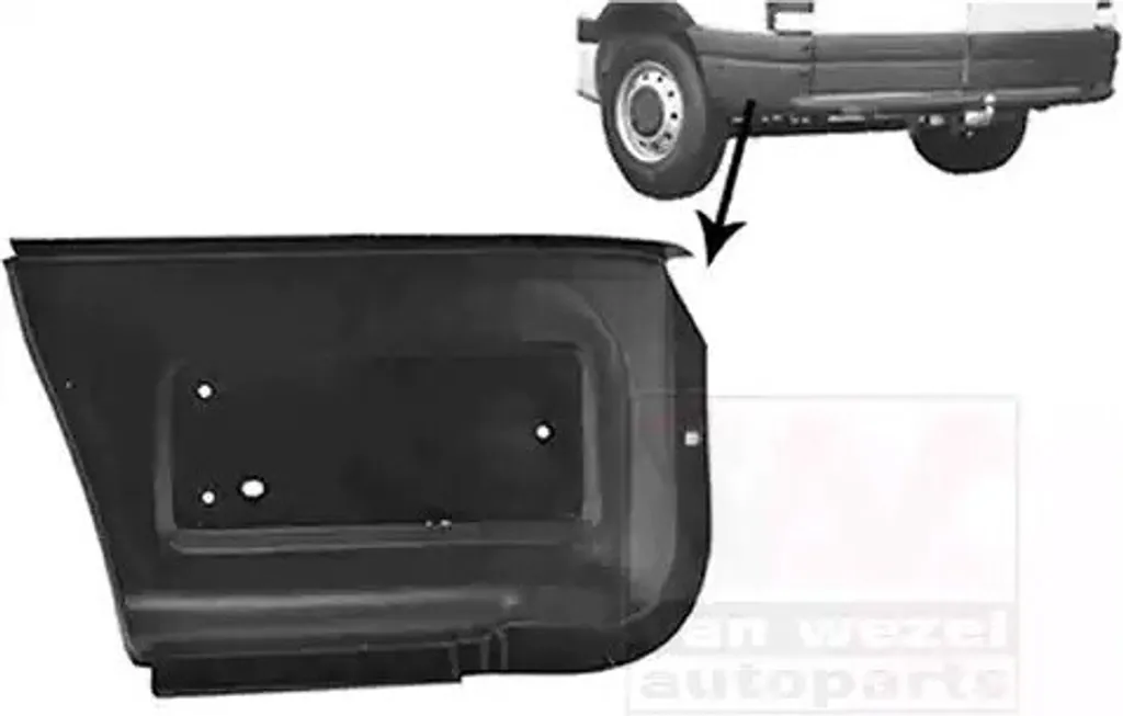 Lamiera Ricambio Fiancata Van Wezel per Renault Master II e Opel Movano