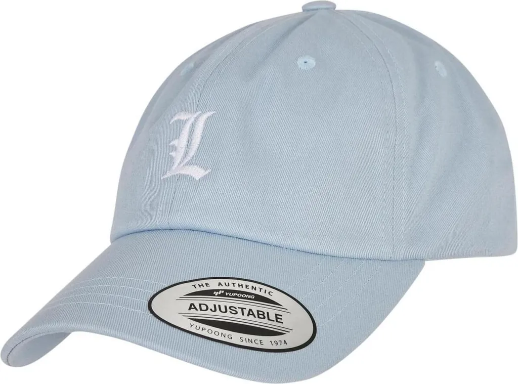 Cappellino Vintage Style Mister Tee MT2289 Azzurro - Lettera L