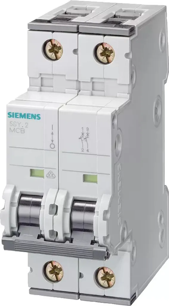 Interruttore Siemens 5SY62207 20A 6kA 2P C - Protezione Quadri Elettrici