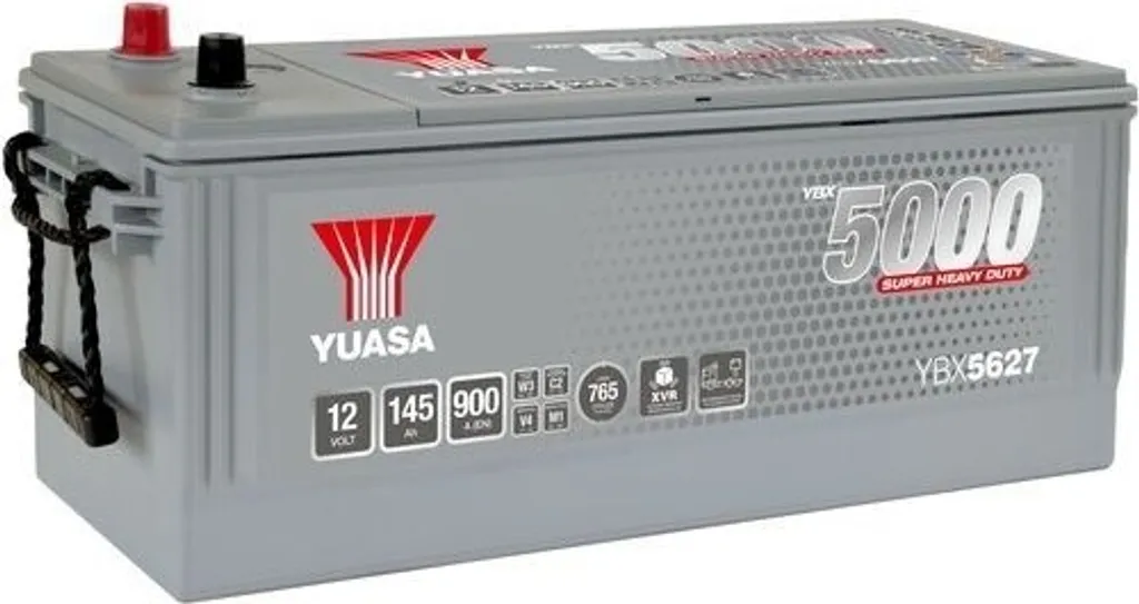 Batterie YUASA YBX5627 Silver High Performance 12V 60Ah 540A pour Auto