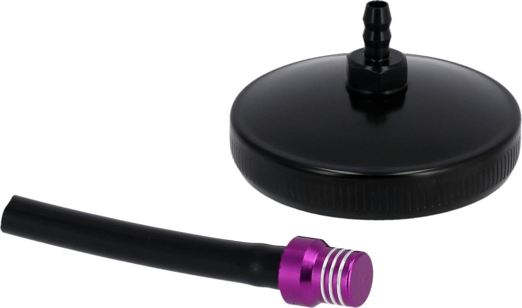 Tankdeckel mit Entlüftungsventil, Violett/Schwarz - für Simson S50, S51, SR50, SR80, KR51 Schwalbe, SR4 Vogelserie - IWL