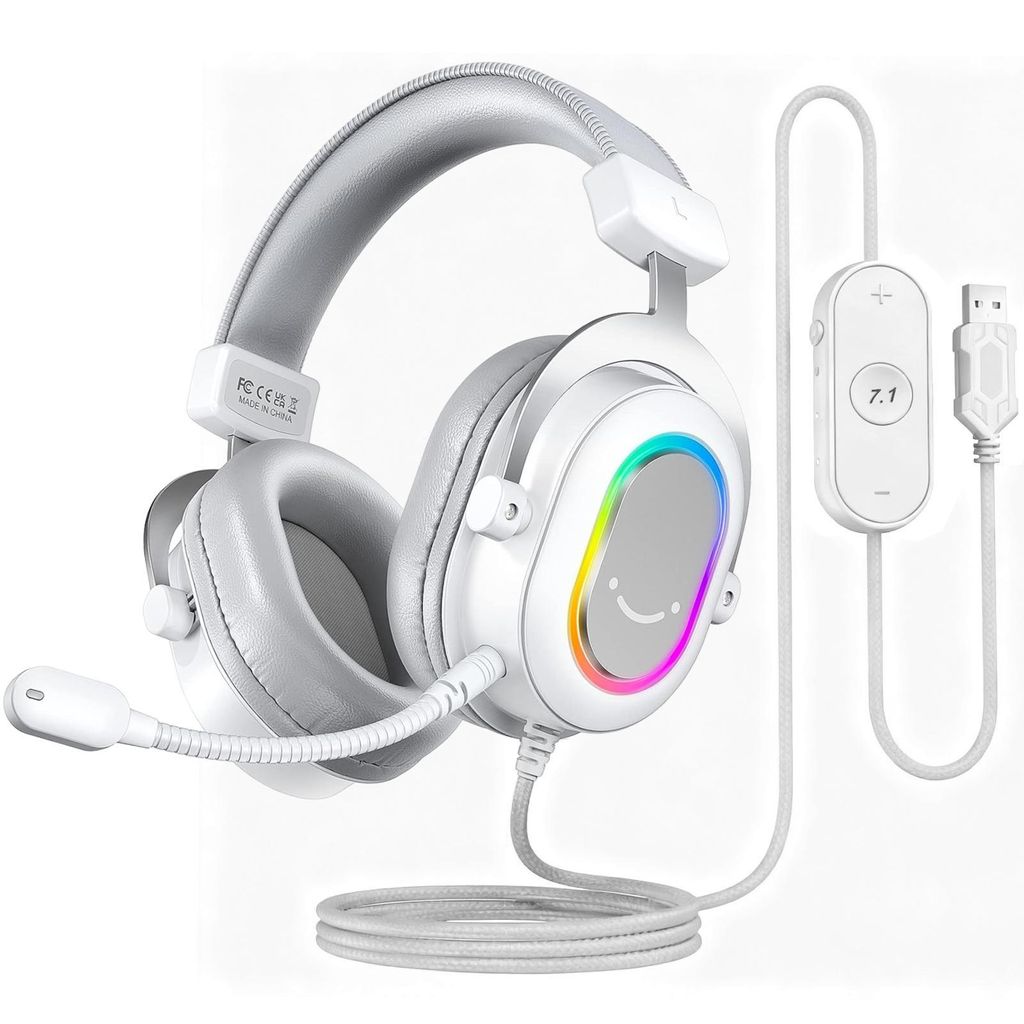 FIFINE Gaming Headset met microfoon, over-ear hoofdtelefoon Productafbeelding 