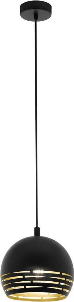 EGLO CAMASTRA Hängeleuchte schwarz, gold E27 22,5x110cm dimmbar