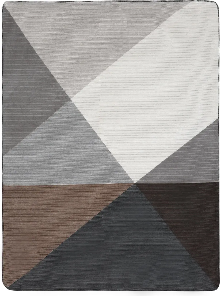 Plaid de luxe Feel Graphic 150x200 cm - Grand format aux motifs modernes