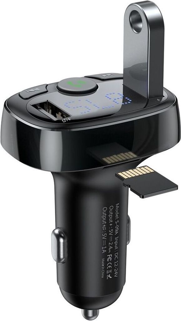 Baseus CCMT000001 Nadajnik FM 87,5 - 108 MHz Bluetooth/USB Zdjęcie produktu 