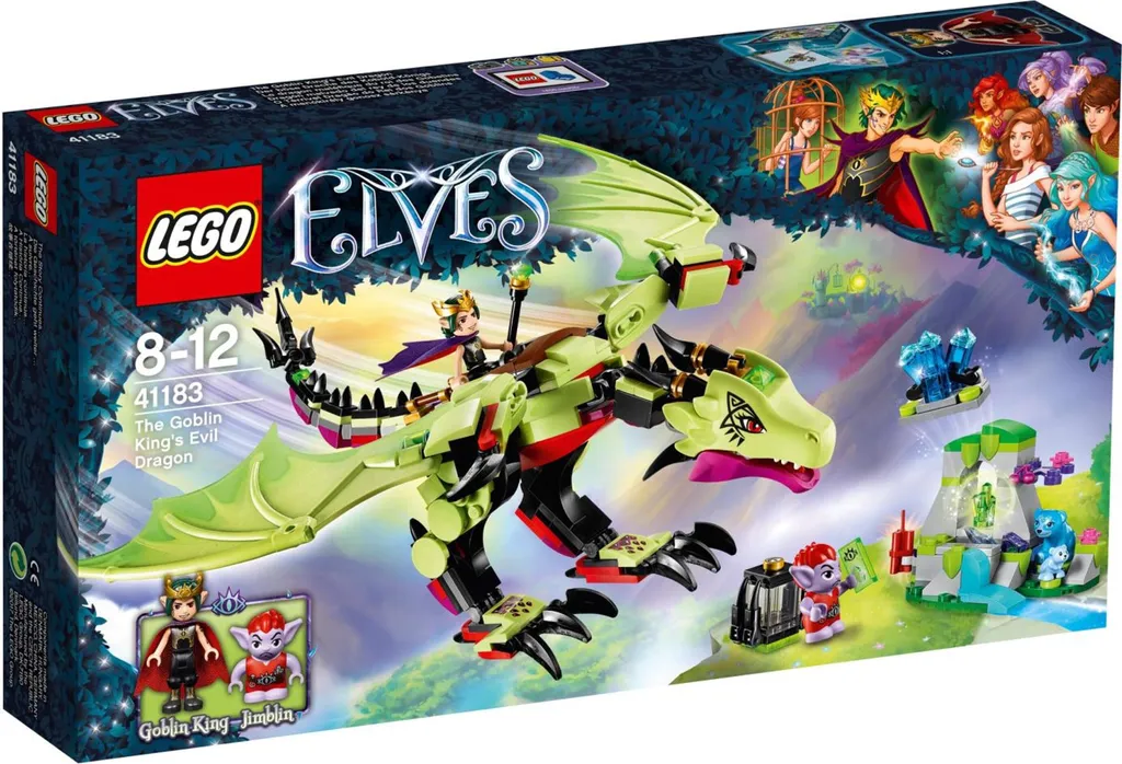 Jouet de Construction Dragon LEGO Elves 41183 pour Enfant de 7-12 Ans