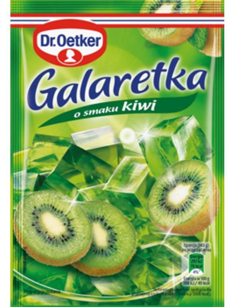 Dr. Oetker Galaretka Kiwi 72 g Obrázek produktu 