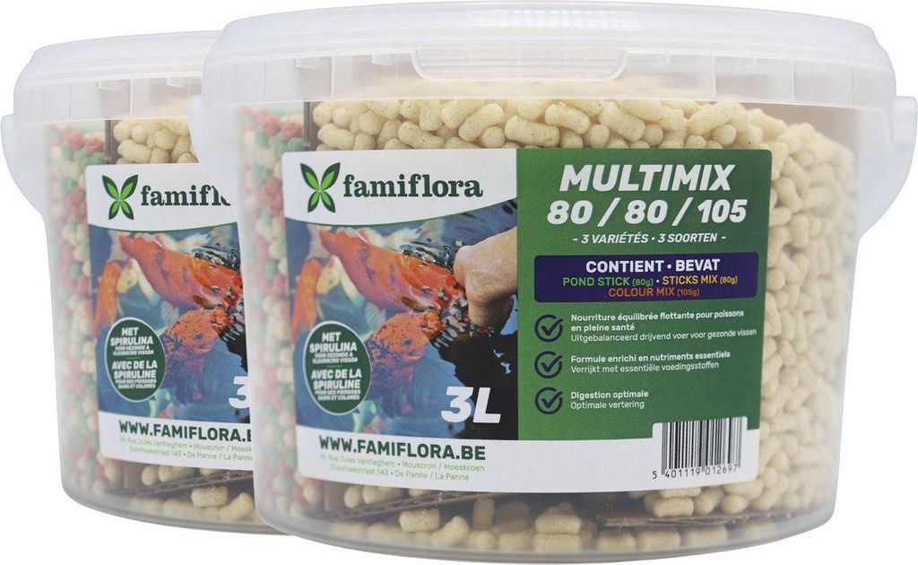 Famiflora Multimix Colstipo Teichfutter - 2x 3L (265g) - Produktbild 