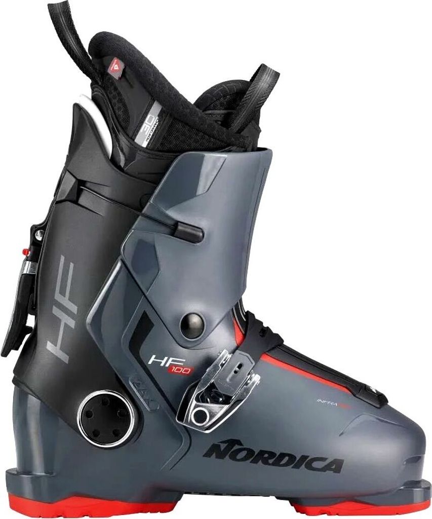 NORDICA - nordica hf 100 grau-schwarz-weiß - Skischuh Herren - Grau-Multicolour