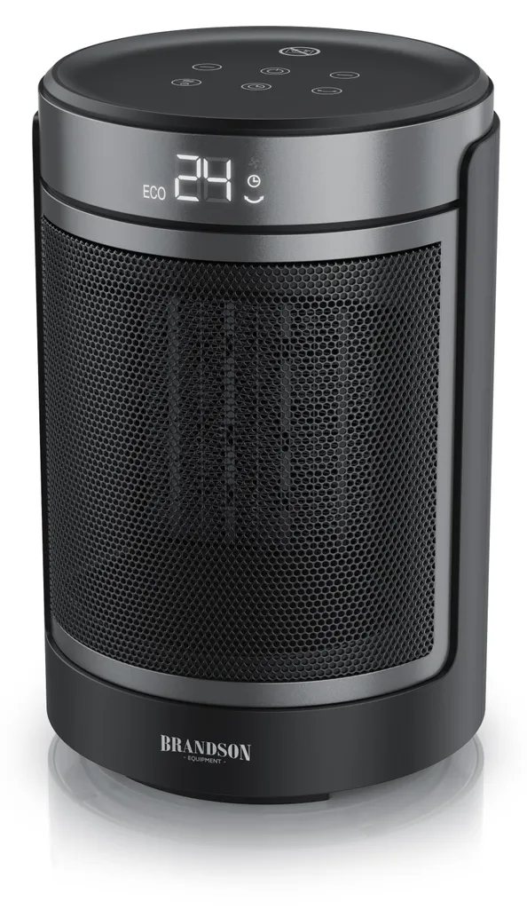 Chauffage d'appoint céramique 1500W oscillant avec mode ECO et sécurité enfant