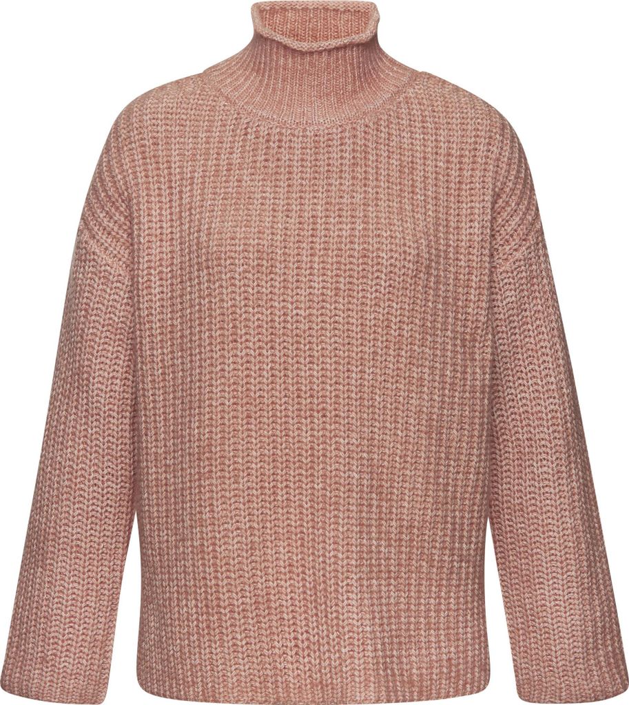 Buffalo Stehkragenpullover rosenholz meliert Größe 32/34