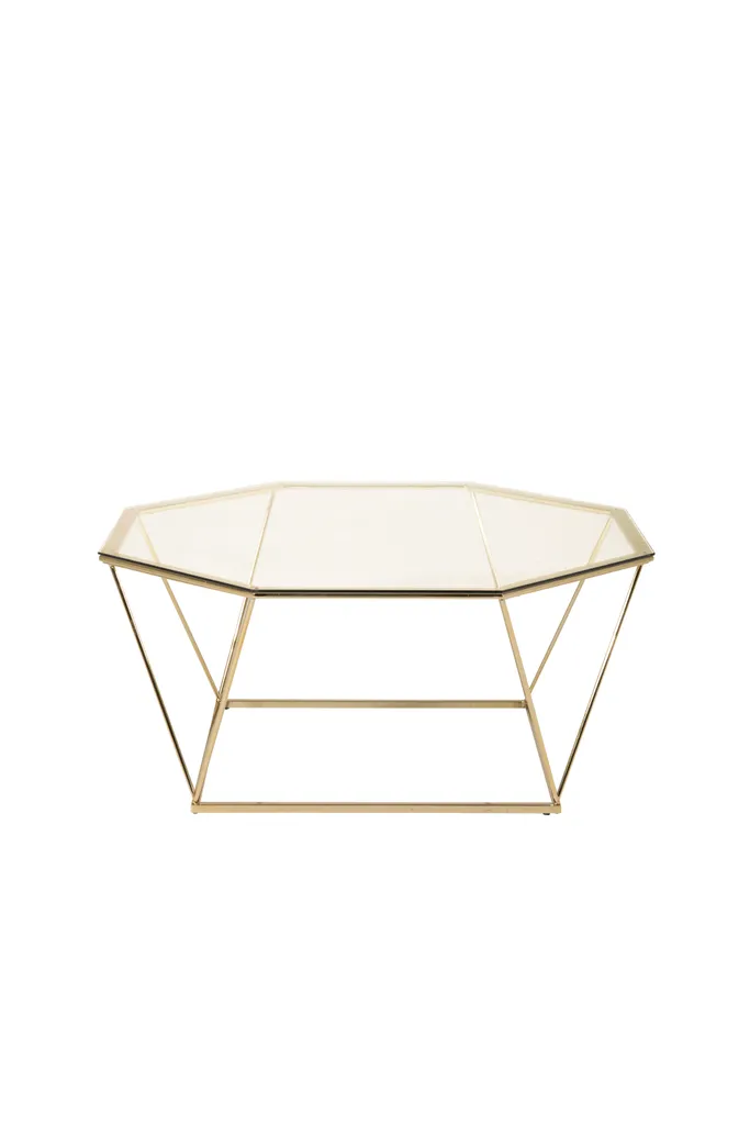 Table basse Österlen Ø100 cm en verre fumé : gagnez en espace et style