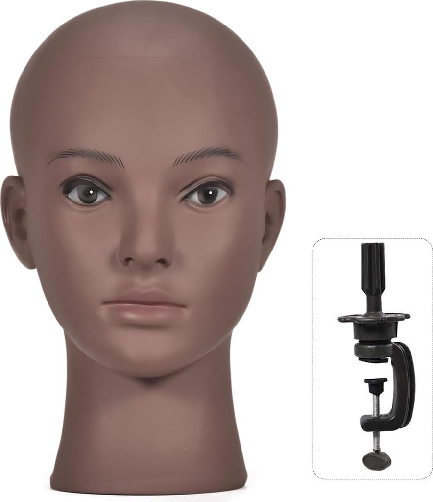Professionelles Afro-Modelkopf für Perücken und Haarstyling