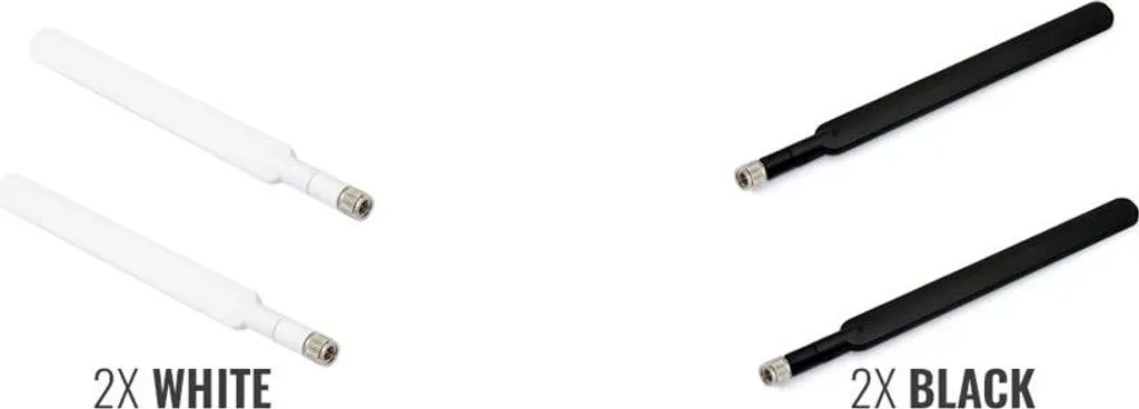 2x antenna LTE per Huawei B593 E5186 B525 - Bianco - 7