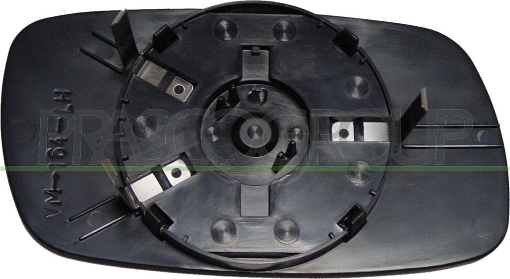 PRASCO Spiegelglas Außenspiegel Rechts für OPEL Astra F CC (T92) Beheizbar Konvex OP0157523