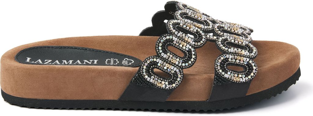 Lazamani Damen Pantoletten 75.391 Black Größe 40 Produktbild 