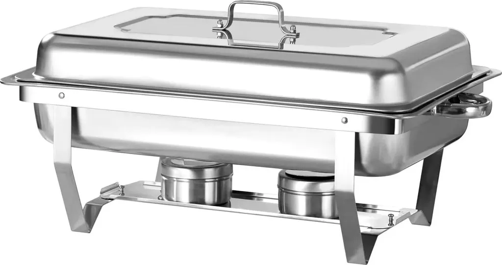 Chafing Dish professionnel 1/2 GN inox 316 vert titane pour votre buffet