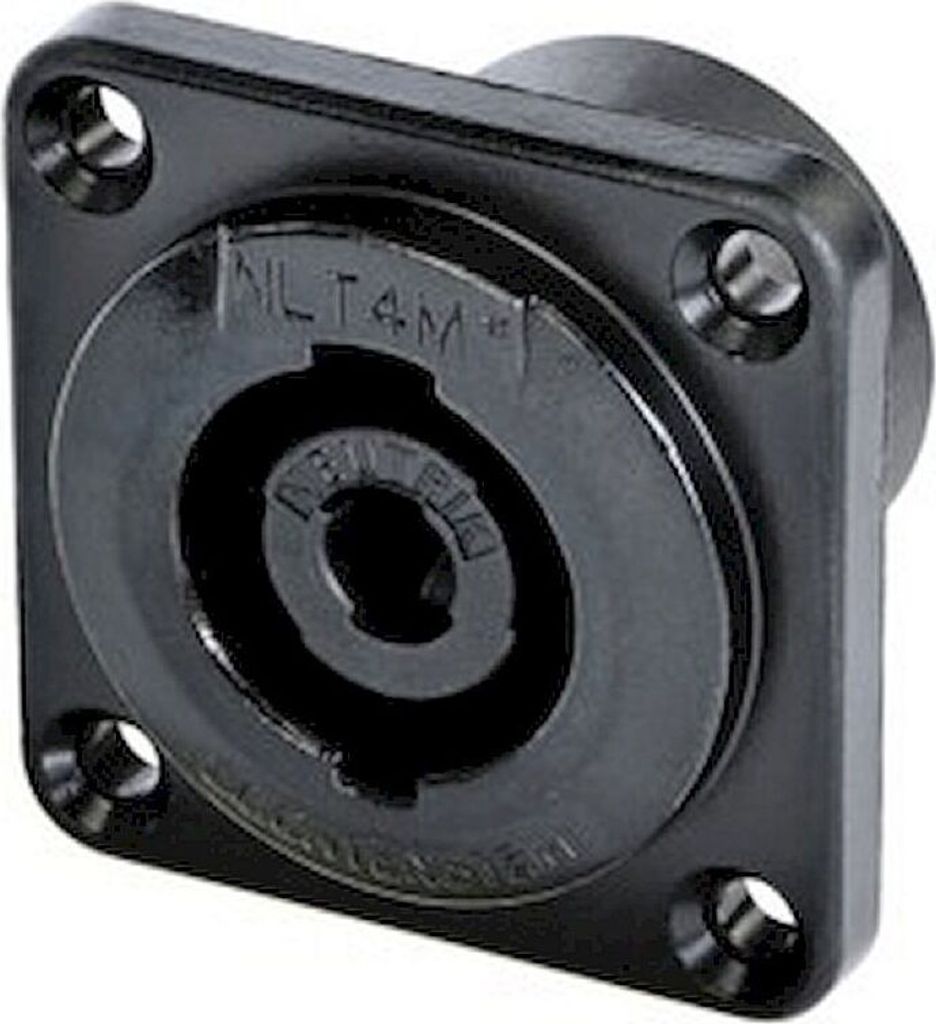 Neutrik NLT4MPXX Einbaubuchse Schwarz 1 St