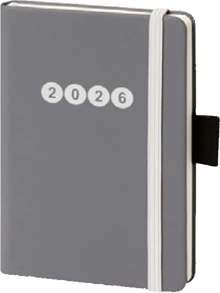 Agenda Settimanale bsb V-book A6 Grigio: Stile e Organizzazione Chic
