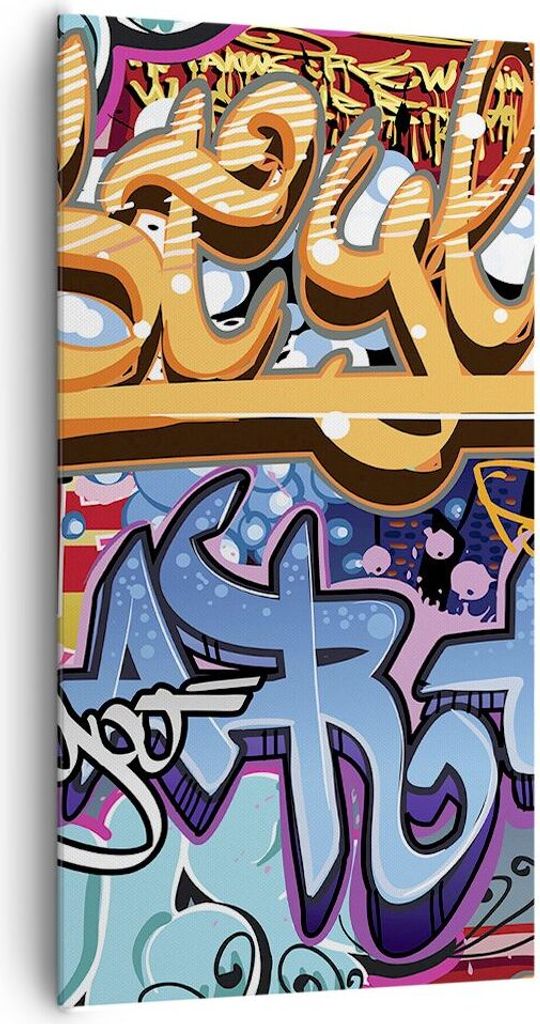 Bild auf Leinwand - Leinwandbild - Graffiti modern - Produktbild 