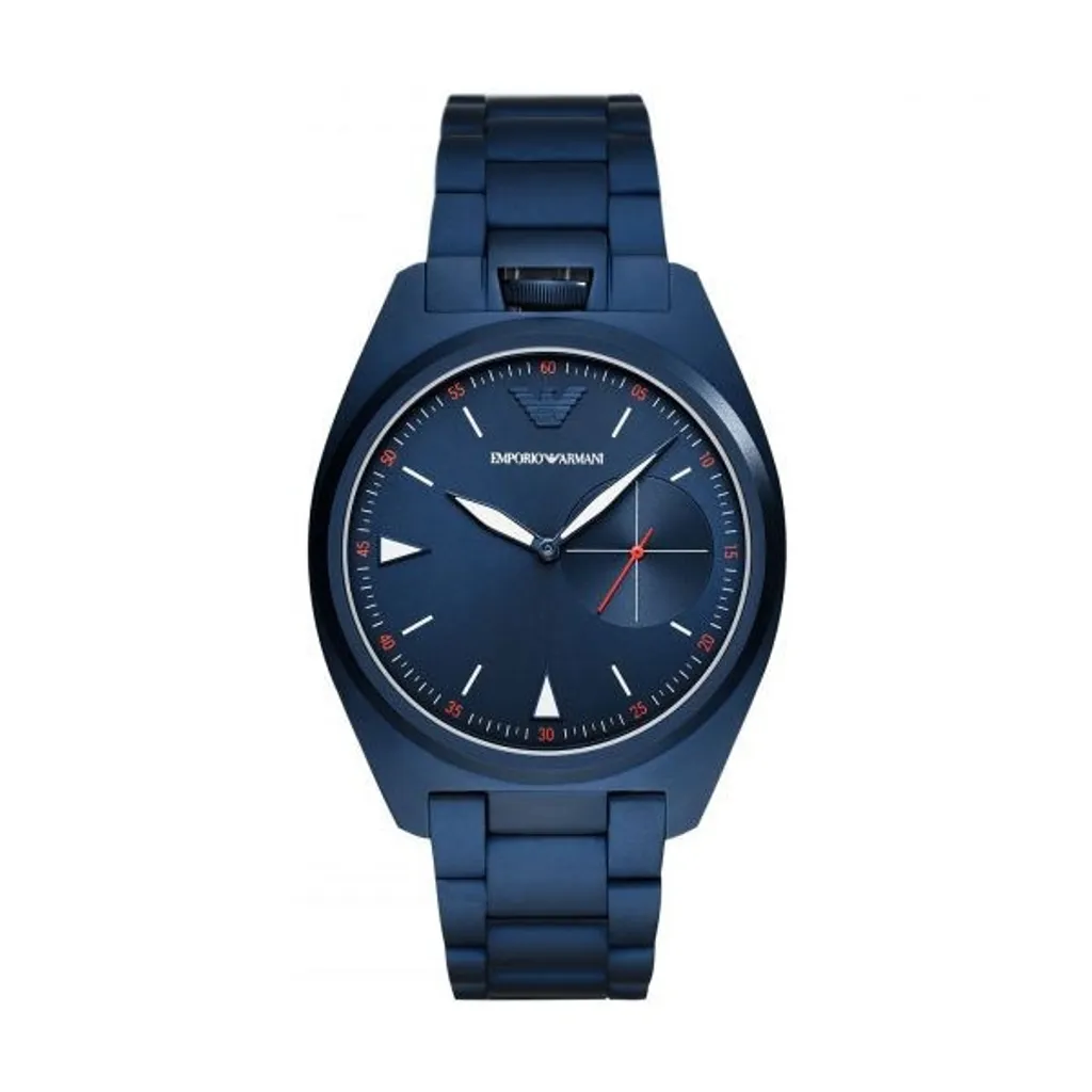 Montre Emporio Armani Nicola AR11309 en Acier Argenté avec Cadran Soleil 40mm