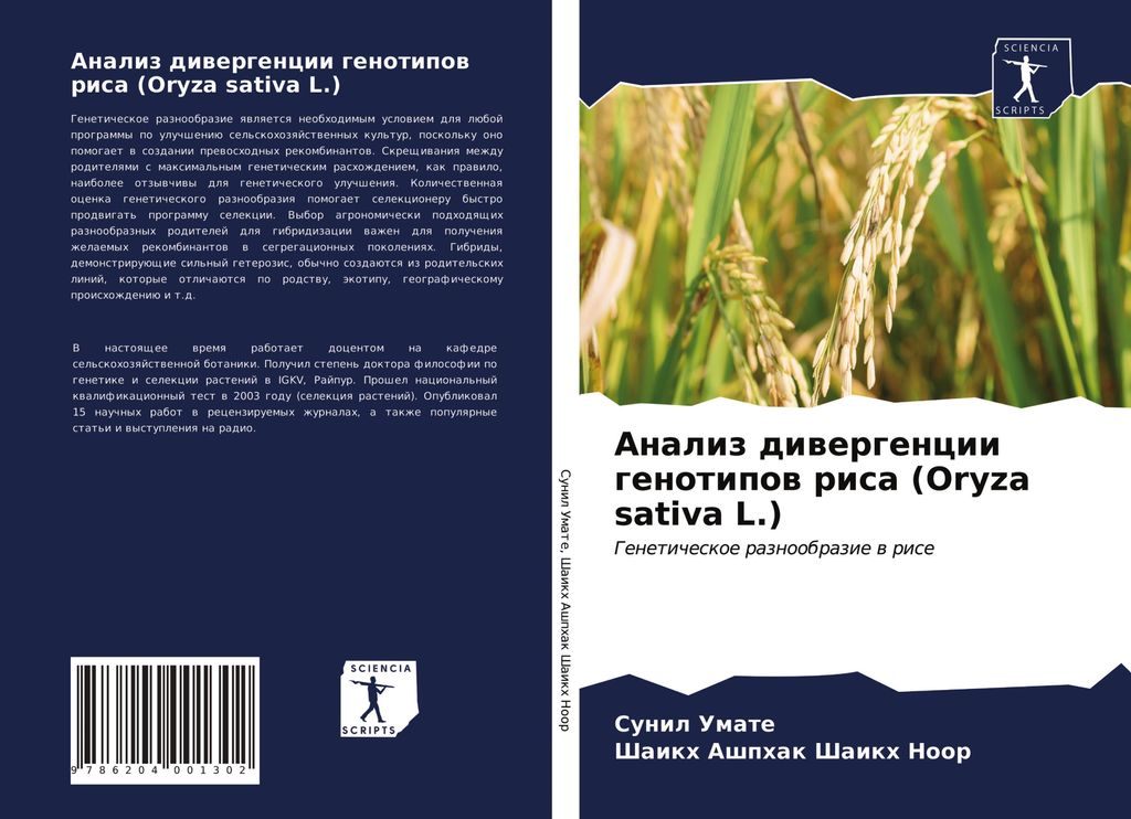 Analiz diwergencii genotipow risa (Oryza sativa L.)