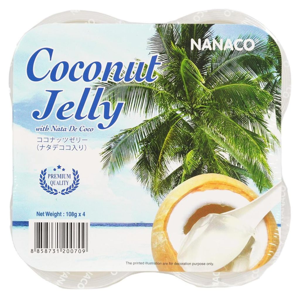 Nanaco Coconut Jelly mit Nata de Coco 432g Produktbild 