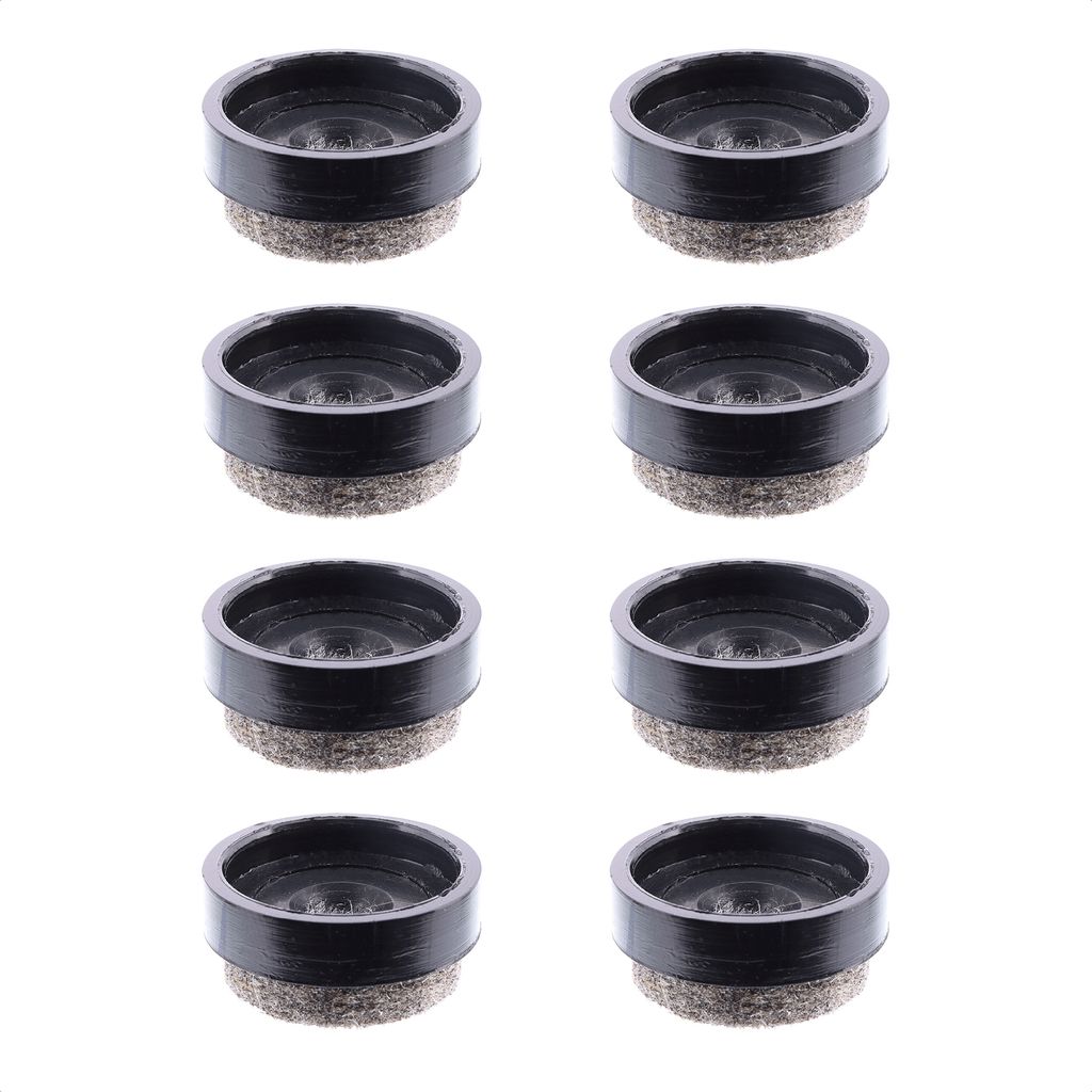 WAGNER QuickClick Filzgleiter ULTRASOFT - 8er-Set Ersatzgleiter Ø 17 mm - für Basis Ø 17 mm - DE Ware - 15833300