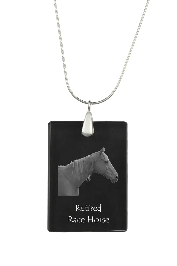 Pendente Cristallo Personalizzato Art-Dog: Collana Cavallo con Foto