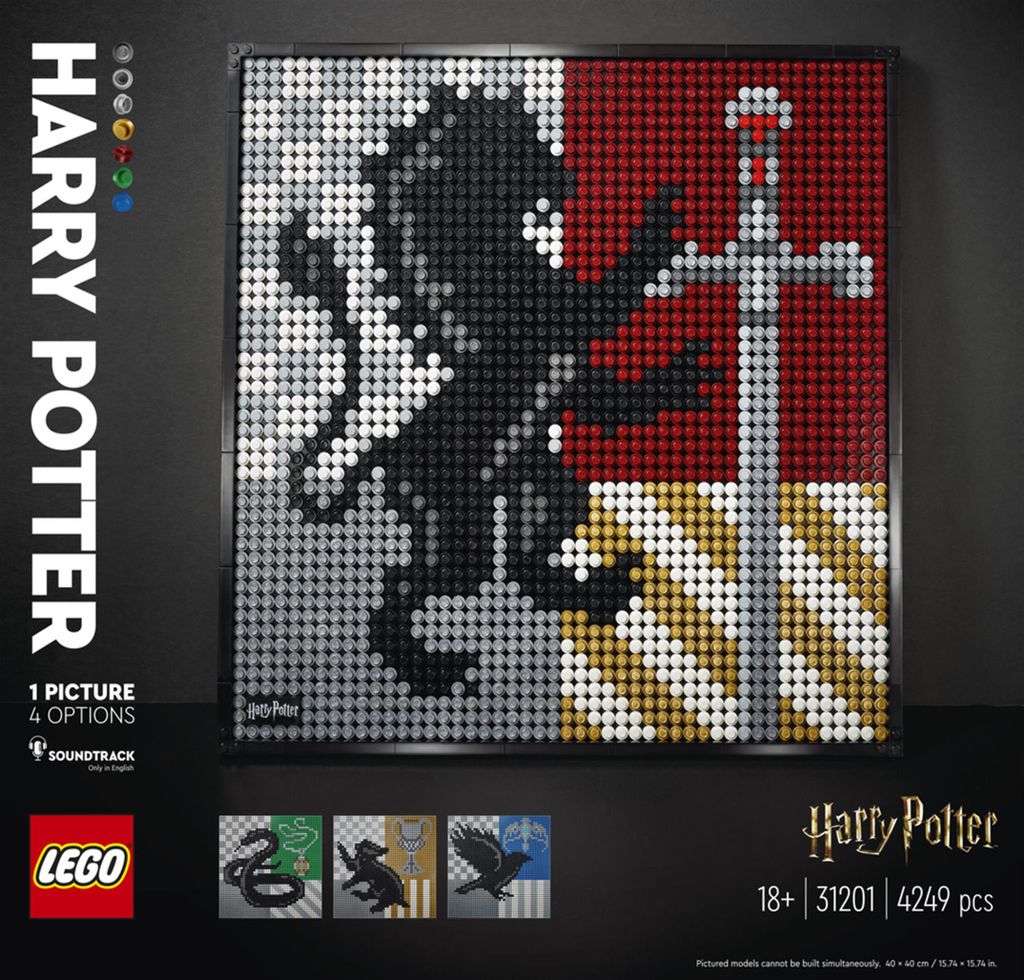 LEGO ART Harry PotterTM Herby HogwartuTM, Zestaw do Zdjęcie produktu 