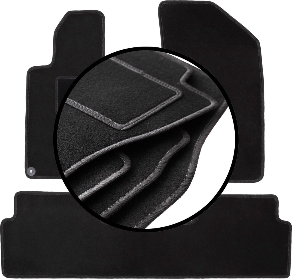 Komplettset Veloursmatten für: Peugeot 508 I Limousine, Kombi, SW, RXH (2010-2018)