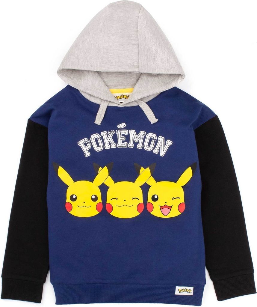 Pokemon - Kapuzenpullover für Jungen NS6165 (140) (Blau)