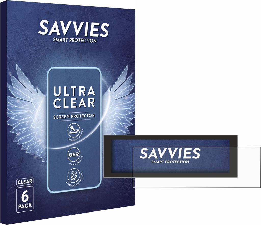 6x Für EcoFlow DELTA 3 Plus Schutzfolie Savvies Displayschutz Display Schutz Folie Klar Transparent